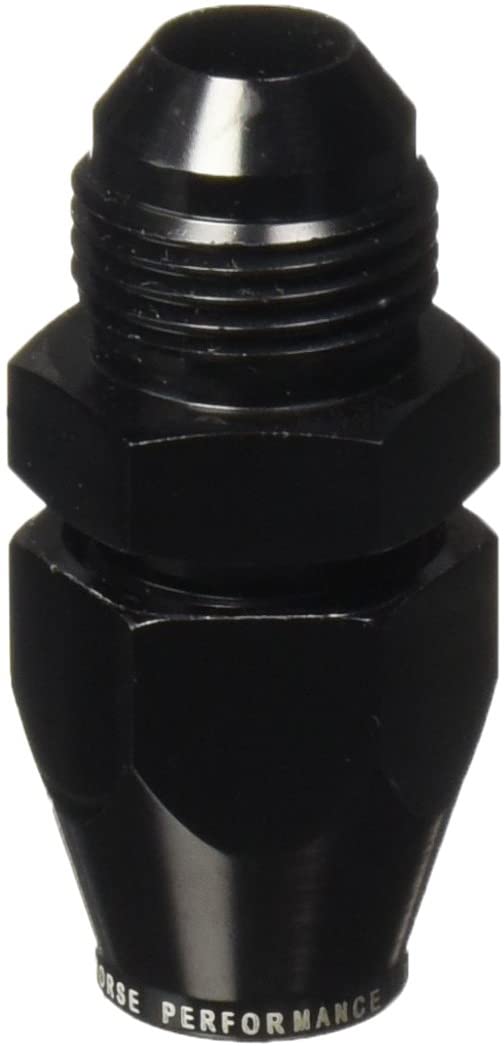 Redhorse Performance 3100-08-08-2 -08 to 1/2" hard line AN aluminum hose end - black