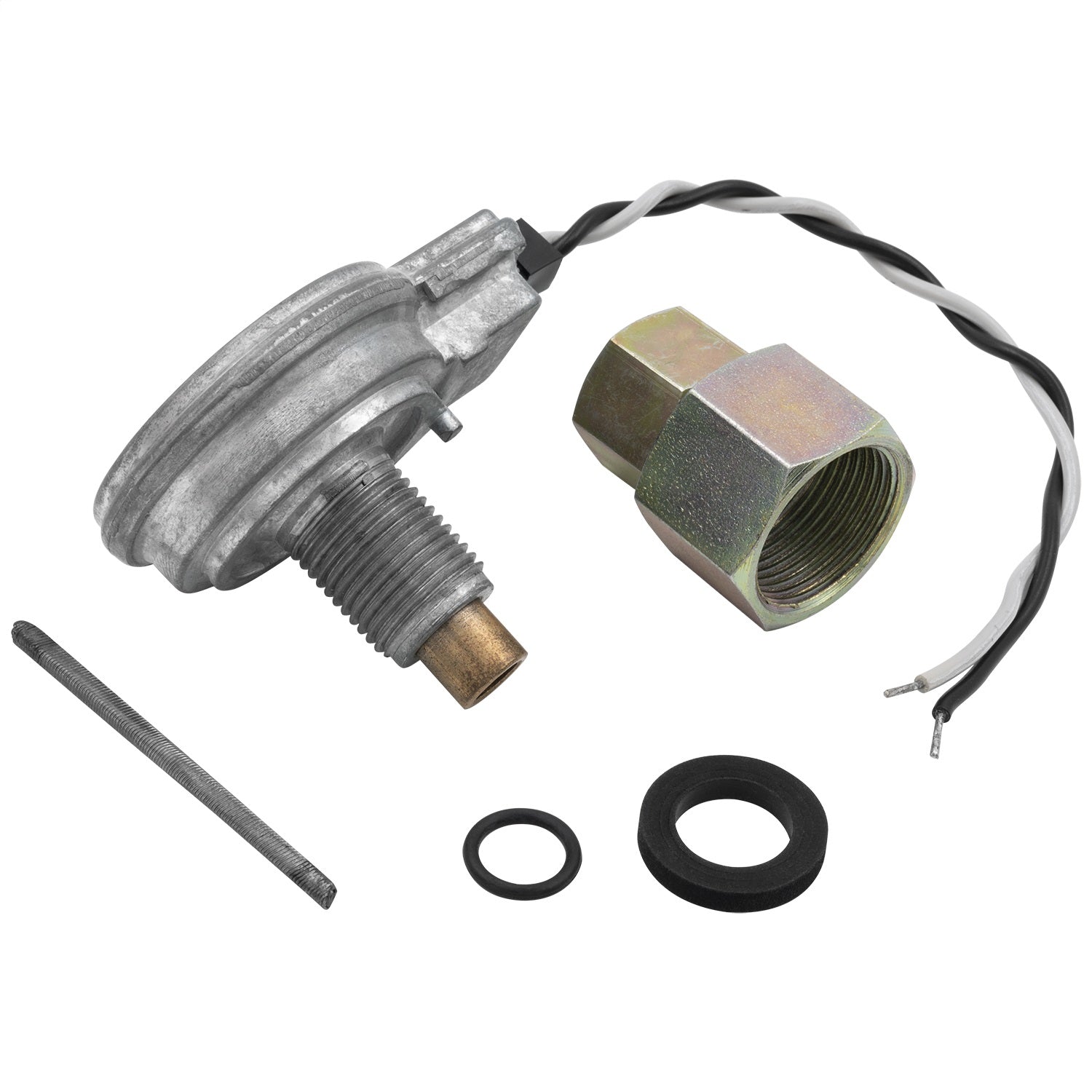 5 PC. GAUGE KIT, 3-1/8" & 2-1/16", ELEC. KM/H SPEEDOMETER, ANTIQUE BEIGE