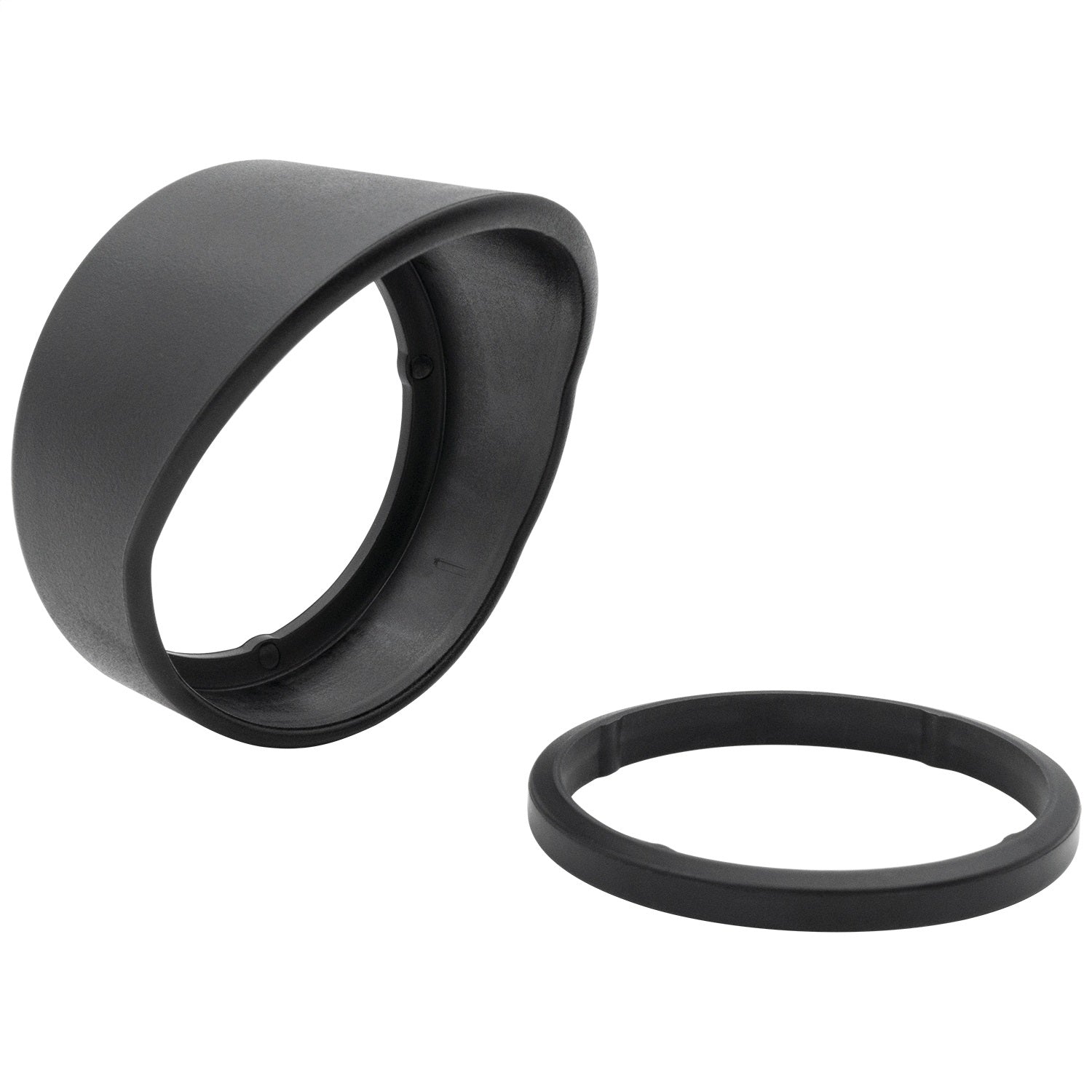 GAUGE VISOR, 2 1/16", BLACK