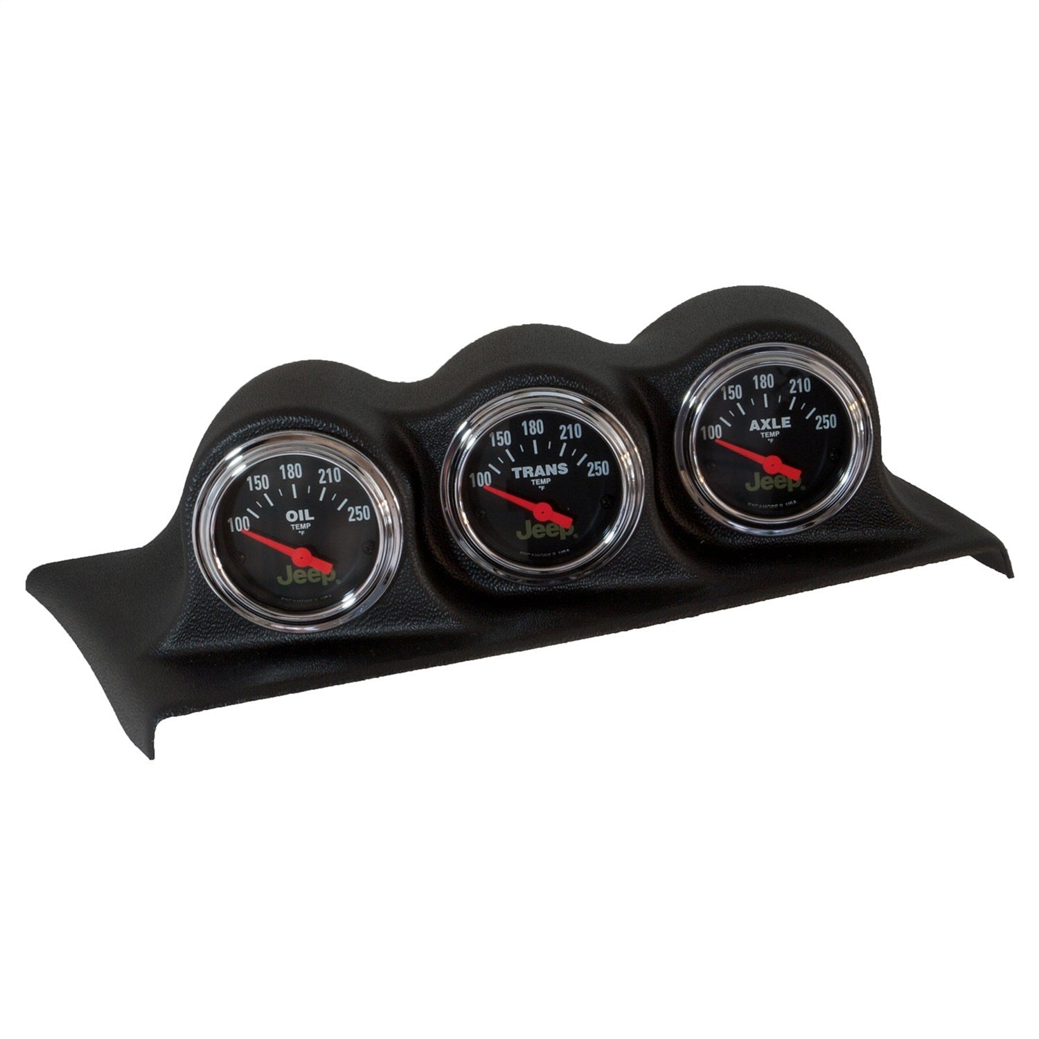 DIRECT FIT DASH TOP, TRIPLE, 2-1/16", WRANGLER JK 07-10