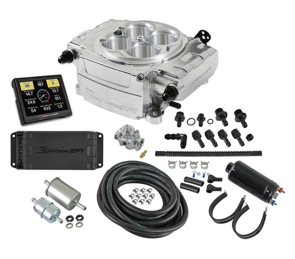 Holley 550-510-3PK Sniper 2 EFI - Shiny, Master Kit w/ 3.5" Handheld & PDM