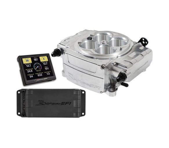 Holley 550-510-3PX Sniper 2 EFI - Shiny, Base Kit w/ 3.5" Handheld & PDM