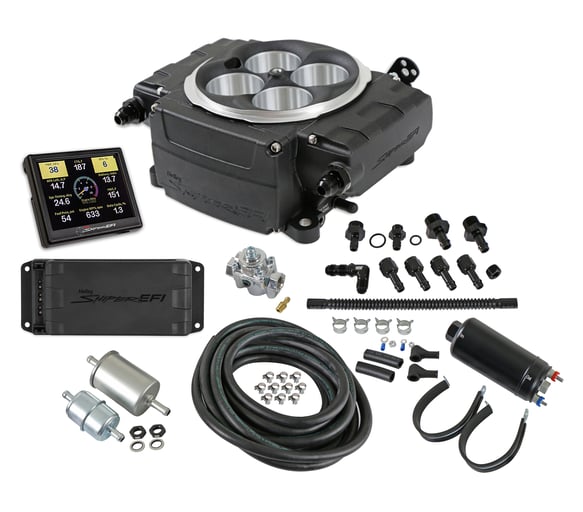 Holley 550-511-3PK Sniper 2 EFI - Black, Master Kit w/ 3.5" Handheld & PDM