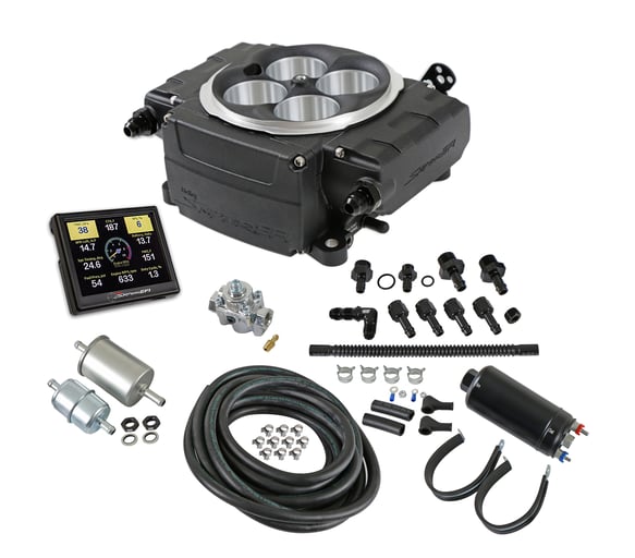Holley 550-511-3XK Sniper 2 EFI - Black, Master Kit w/ 3.5" Handheld & Inline Pump