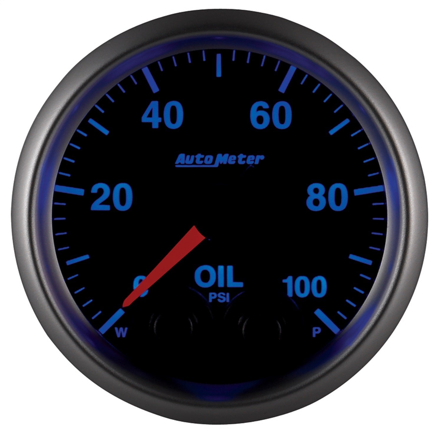 2-1/16" OIL PRESSURE, 0-100 PSI, ELITE, W/O SENSOR