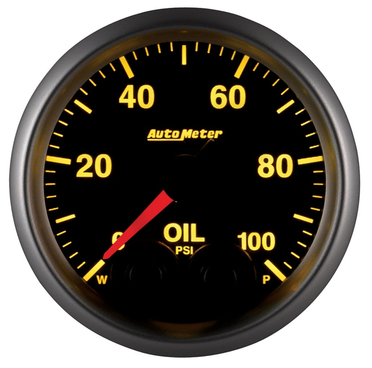 2-1/16" OIL PRESSURE, 0-100 PSI, ELITE
