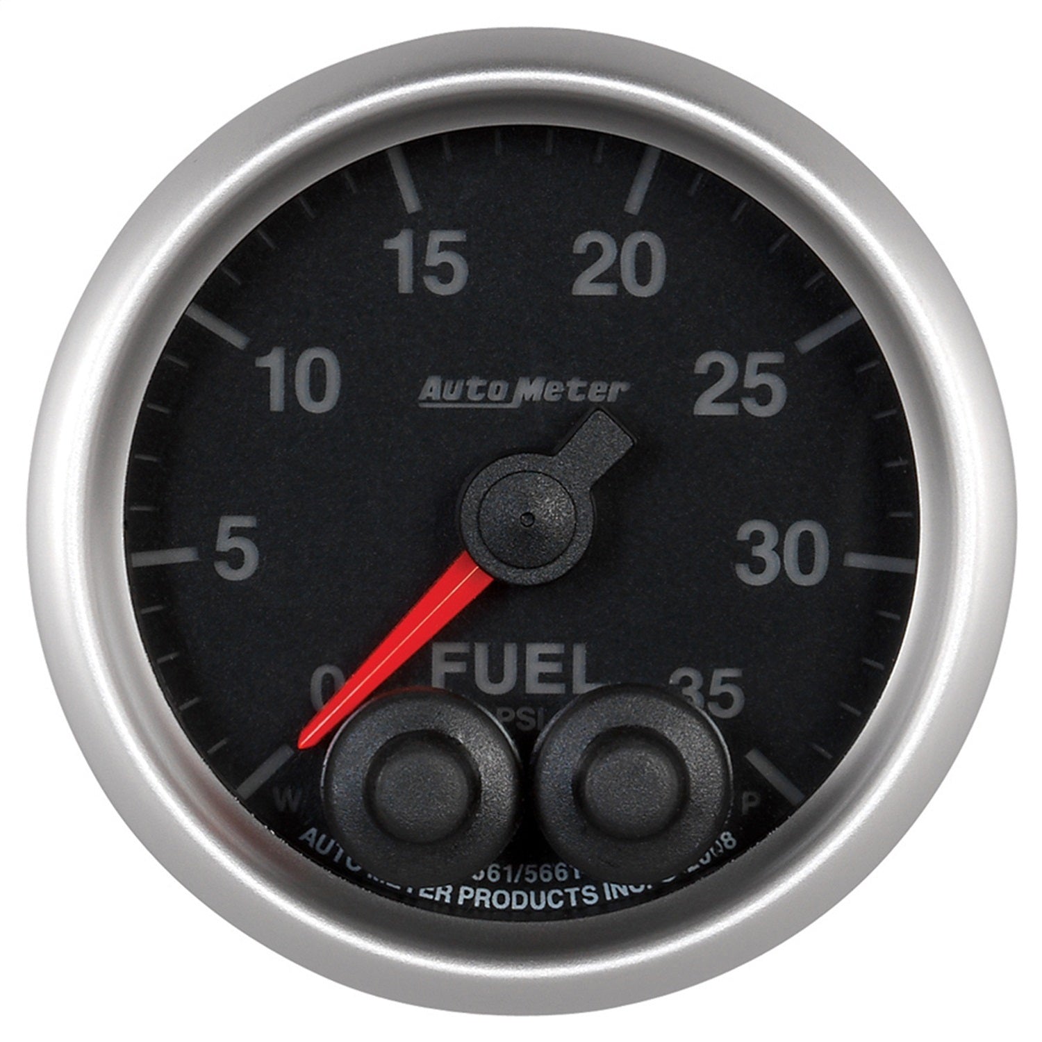 2-1/16" FUEL PRESSURE, 0-35 PSI, ELITE, W/O PRO-CONTROL
