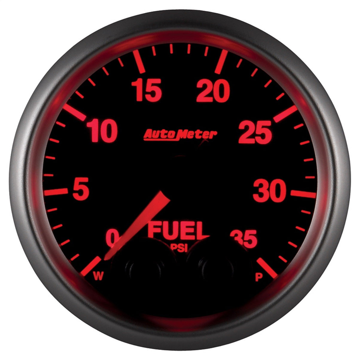 2-1/16" FUEL PRESSURE, 0-35 PSI, ELITE, W/O PRO-CONTROL
