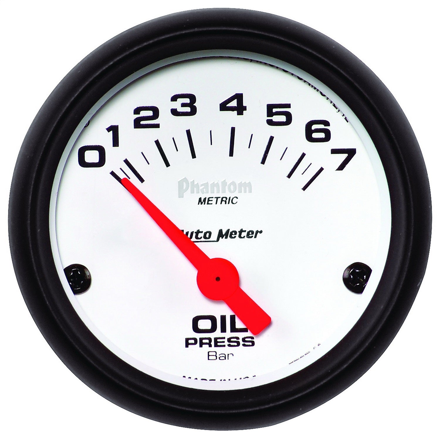 2-1/16" OIL PRESSURE, 0-7 BAR, PHANTOM