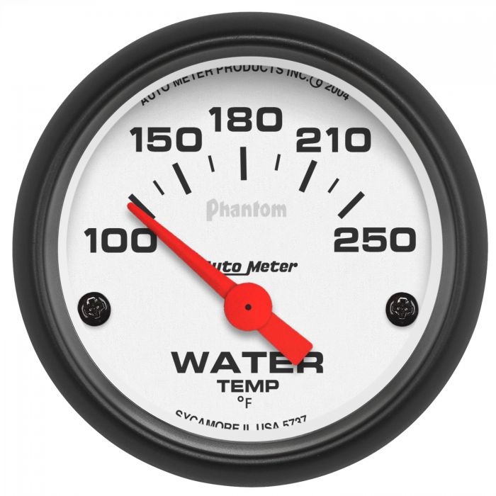 Autometer 5737 Phantom Electric Water Temperature Gauge