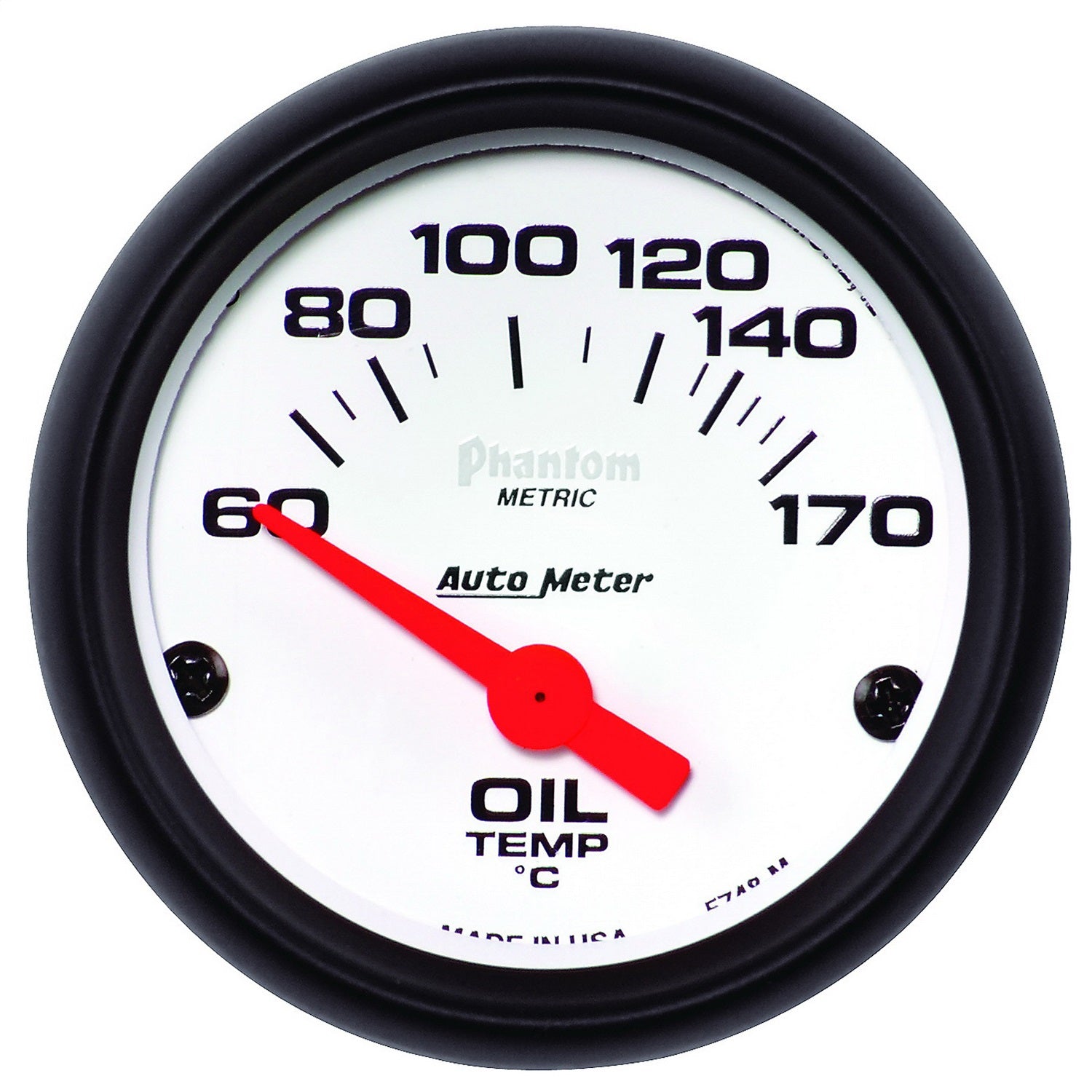 2-1/16" OIL TEMPERATURE, 60-170 °C, PHANTOM
