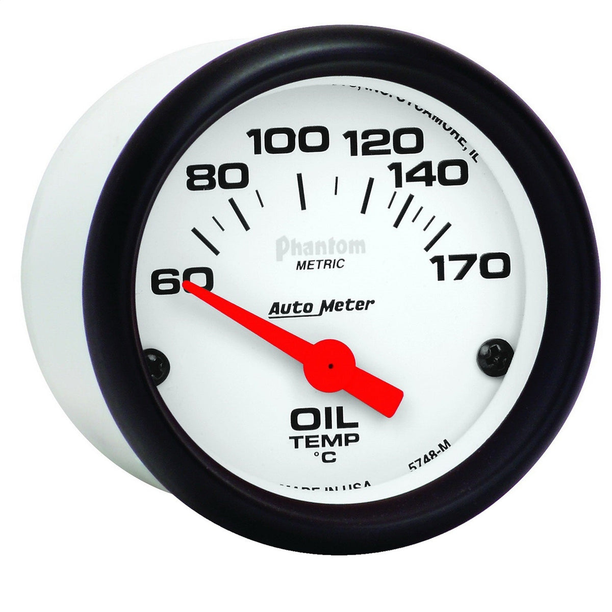 2-1/16" OIL TEMPERATURE, 60-170 °C, PHANTOM