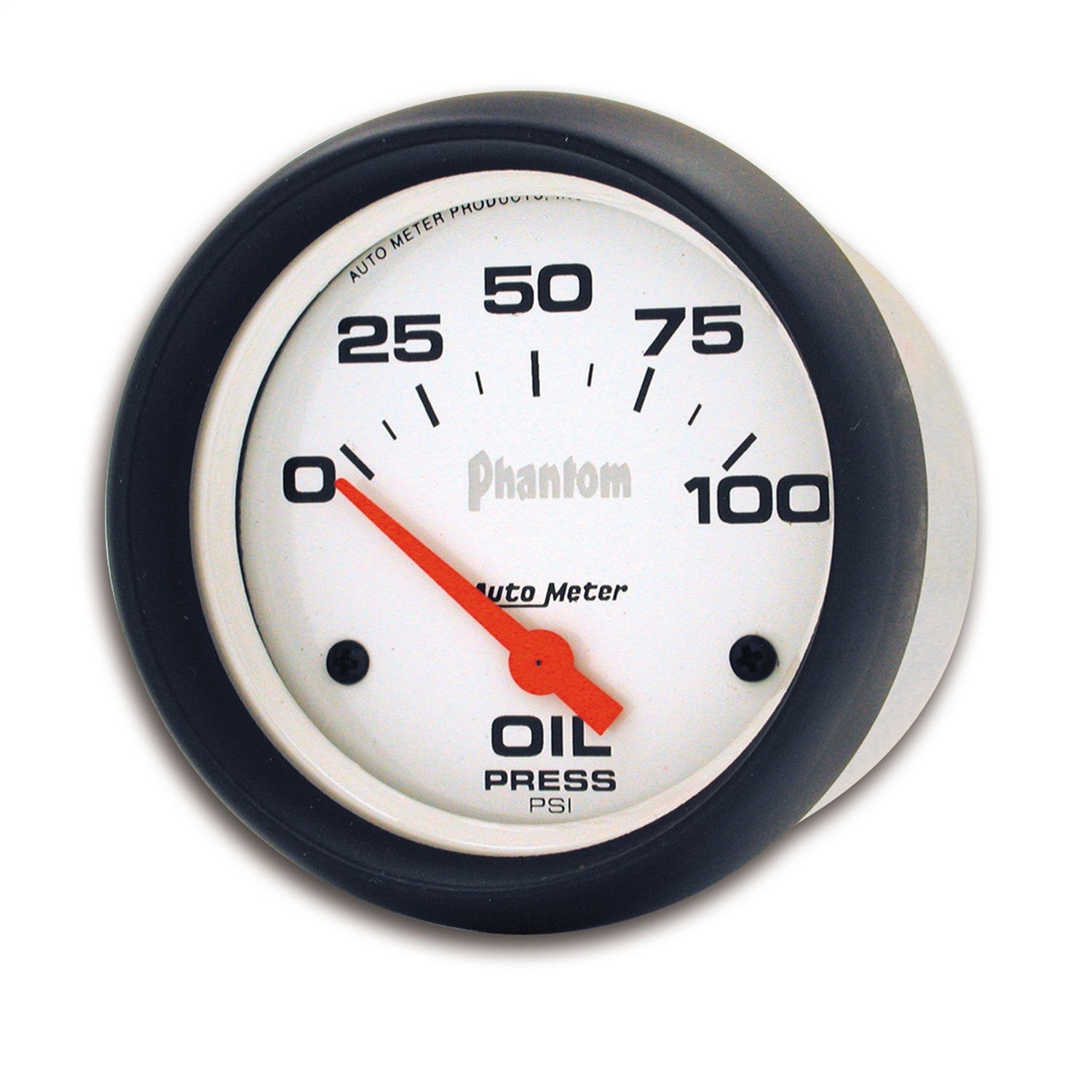 2-5/8" OIL PRESSURE, 0-100 PSI, PHANTOM