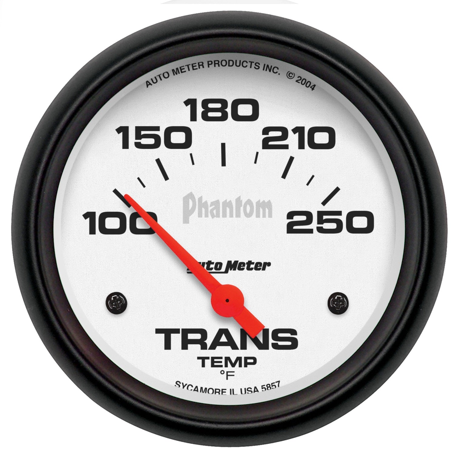 2-5/8" TRANSMISSION TEMPERATURE, 100-250 °F, PHANTOM