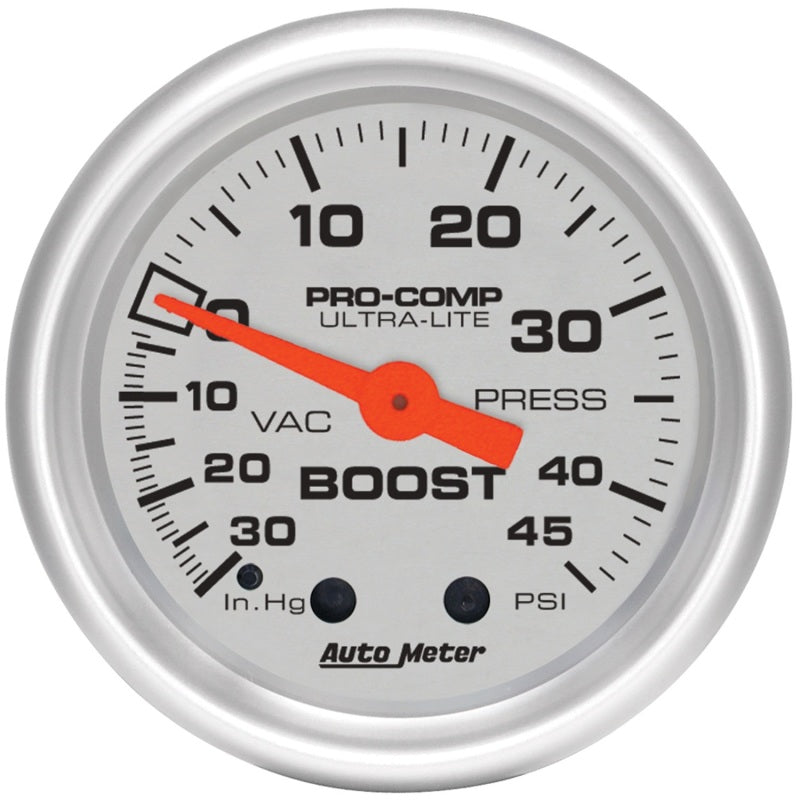 2-1/16" BOOST/VACUUM, 30 IN HG/45 PSI, ULTRA-LITE