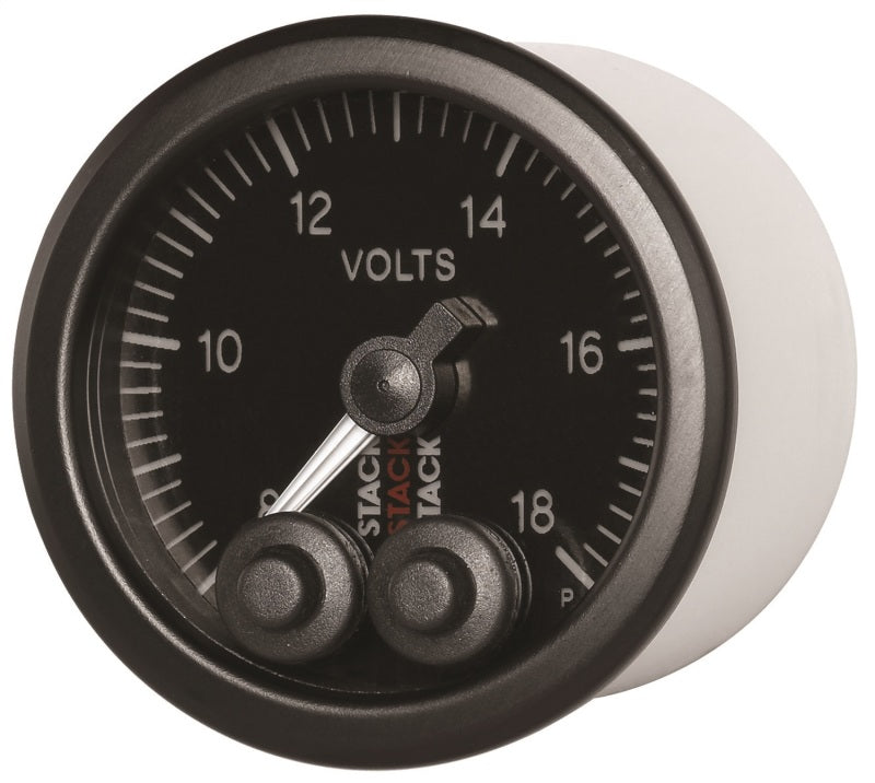 BATTERY VOLTAGE, PRO-CONTROL, 52MM, BLK, 8-18V