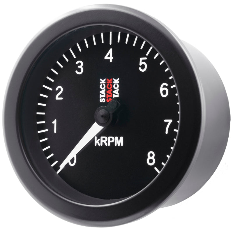 TACHOMETER, SPORT, 88MM, BLACK, 0-8K RPM
