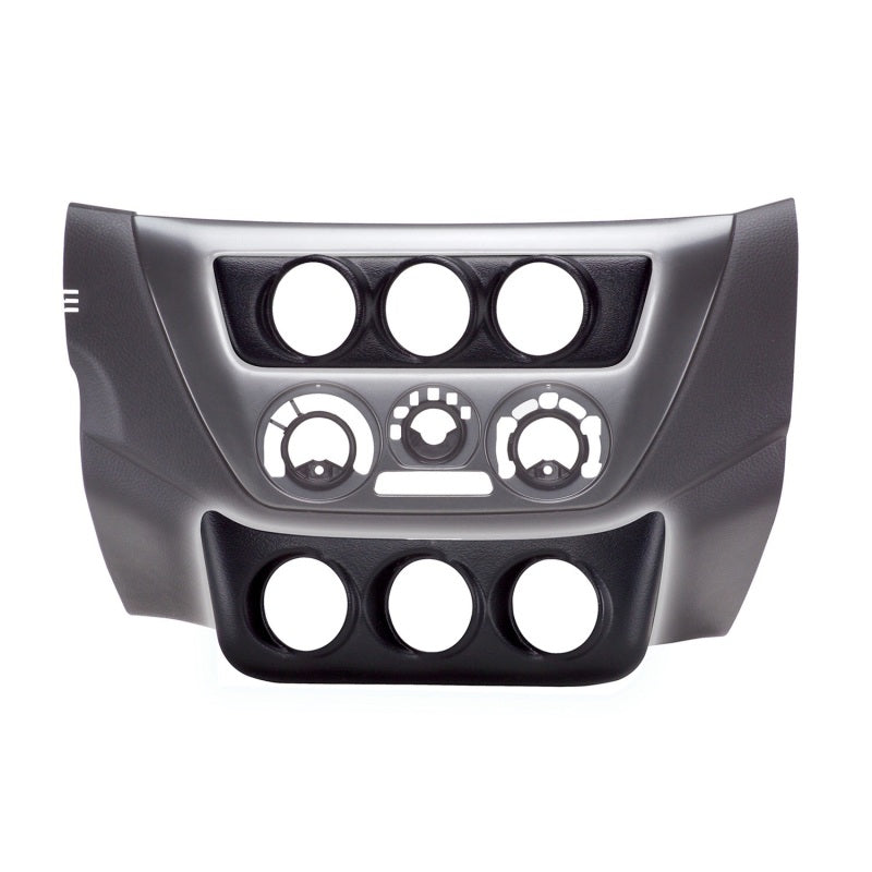 DASH CONSOLE UPPER, TRIPLE, 2-1/16", MITSUBISHI EVO 8 03-07