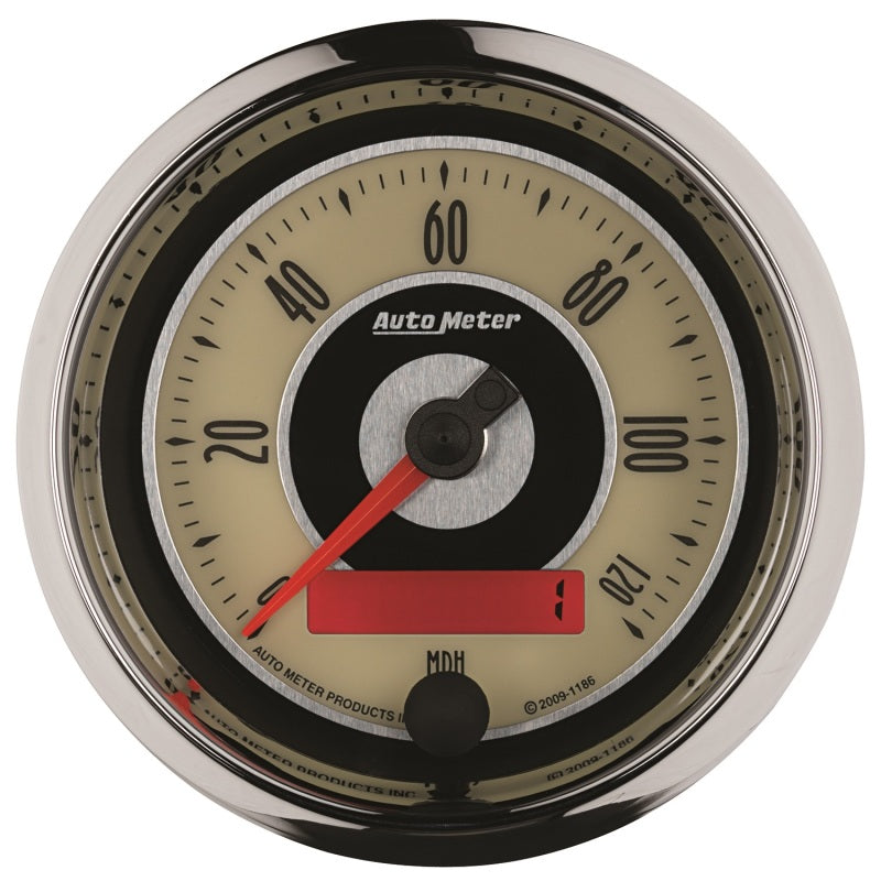 3-3/8" SPEEDOMETER, 0-120 MPH, CRUISER
