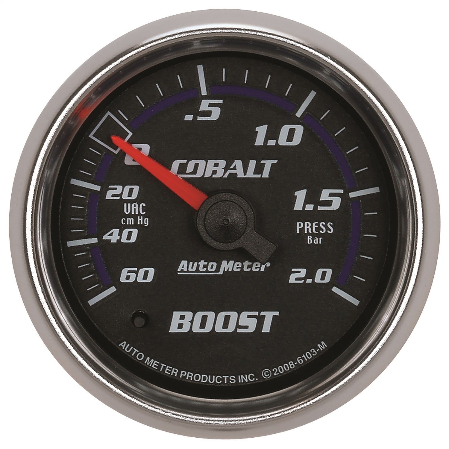 2-1/16" BOOST/VACUUM, 60 CM/HG-2.0 BAR, COBALT