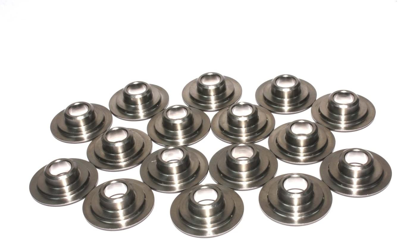 COMP Cams 732-16 10 Degree Titanium Retainer Set Of 16 1.500"-1.550" OD Double Springs
