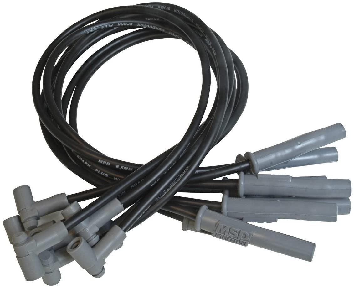 MSD 35383 Wire Set, Sc Blk, Ford 351C-460, w/HEI Cap