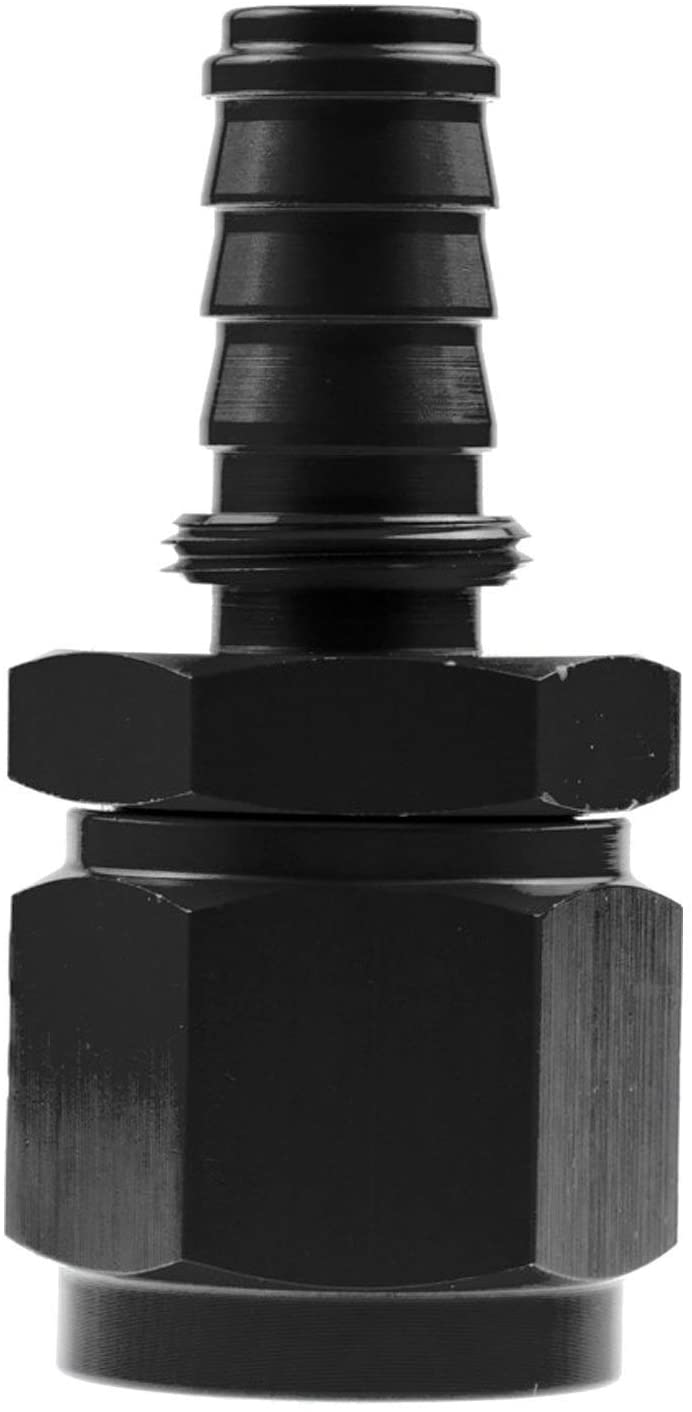 Redhorse Performance 7000-16-2 -16 AN Straight Crimp Style Hose End - Black
