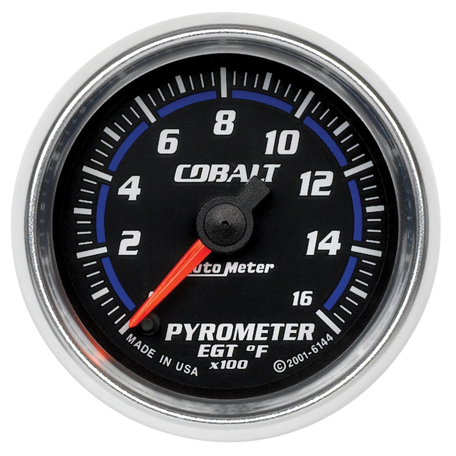 2-1/16" PYROMETER, 0-1600 °F, COBALT