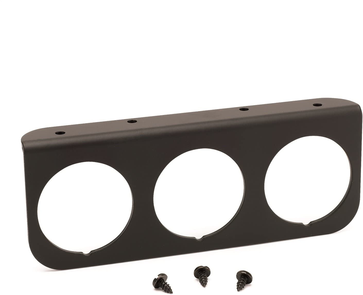 Autometer 2238 Black Aluminum Gauge Panel - Triple