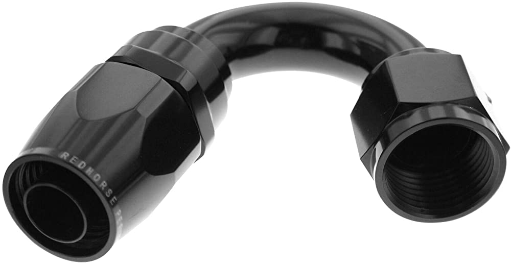 Redhorse Performance 1150-16-2 -16 150 degree female aluminum hose end - black