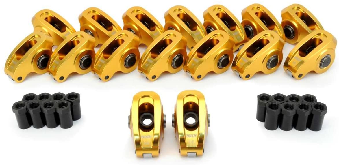 COMP Cams 19044-16 Ultra-Gold ARC Aluminum Rocker Arms: Ford 7/16", 1.6 Ratio