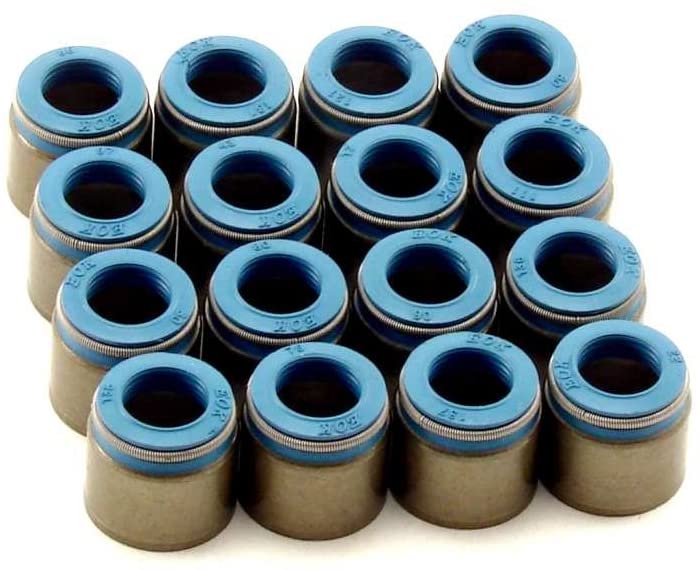 COMP Cams 517-16 Set Of 16 Metal Body Viton Valve Seals .500" Guide Size, 11/32" Valve Stem