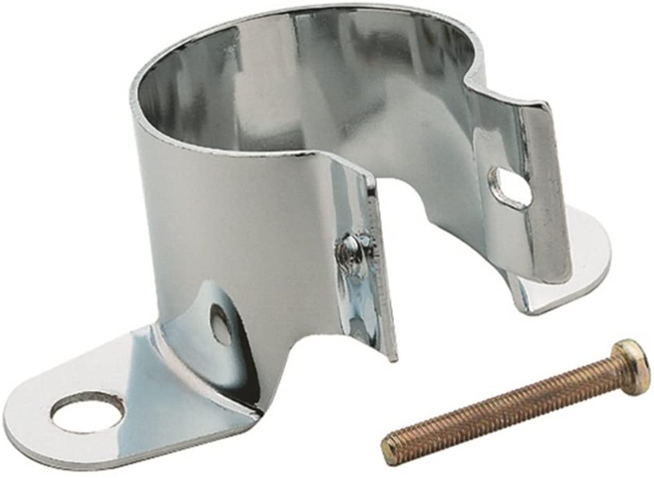 Mr. Gasket 9767 Chrome Coil Holder Bracket With Bolt - Vertical Mount.