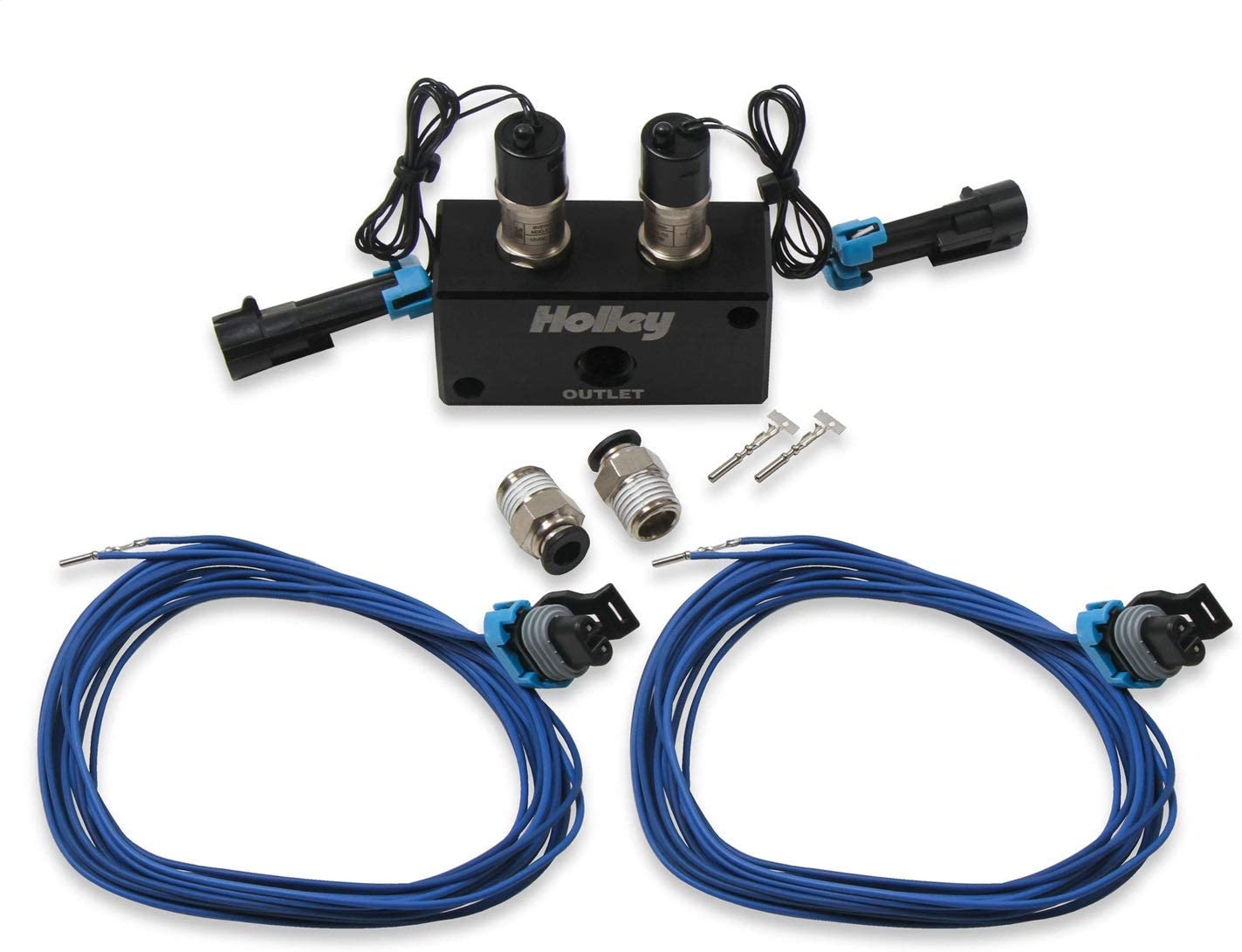 Holley EFI 557-201 EFI High Flow Dual Solenoid Boost Control Kit