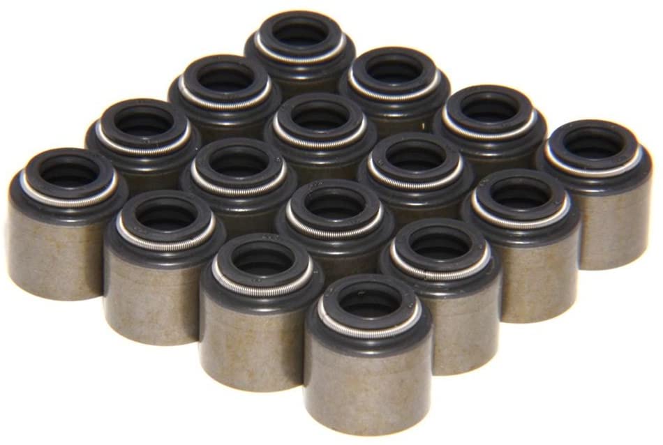 COMP Cams 511-16 Set Of 16 Steel Viton Valve Seals .500" Guide Size, 8mm Valve Stem