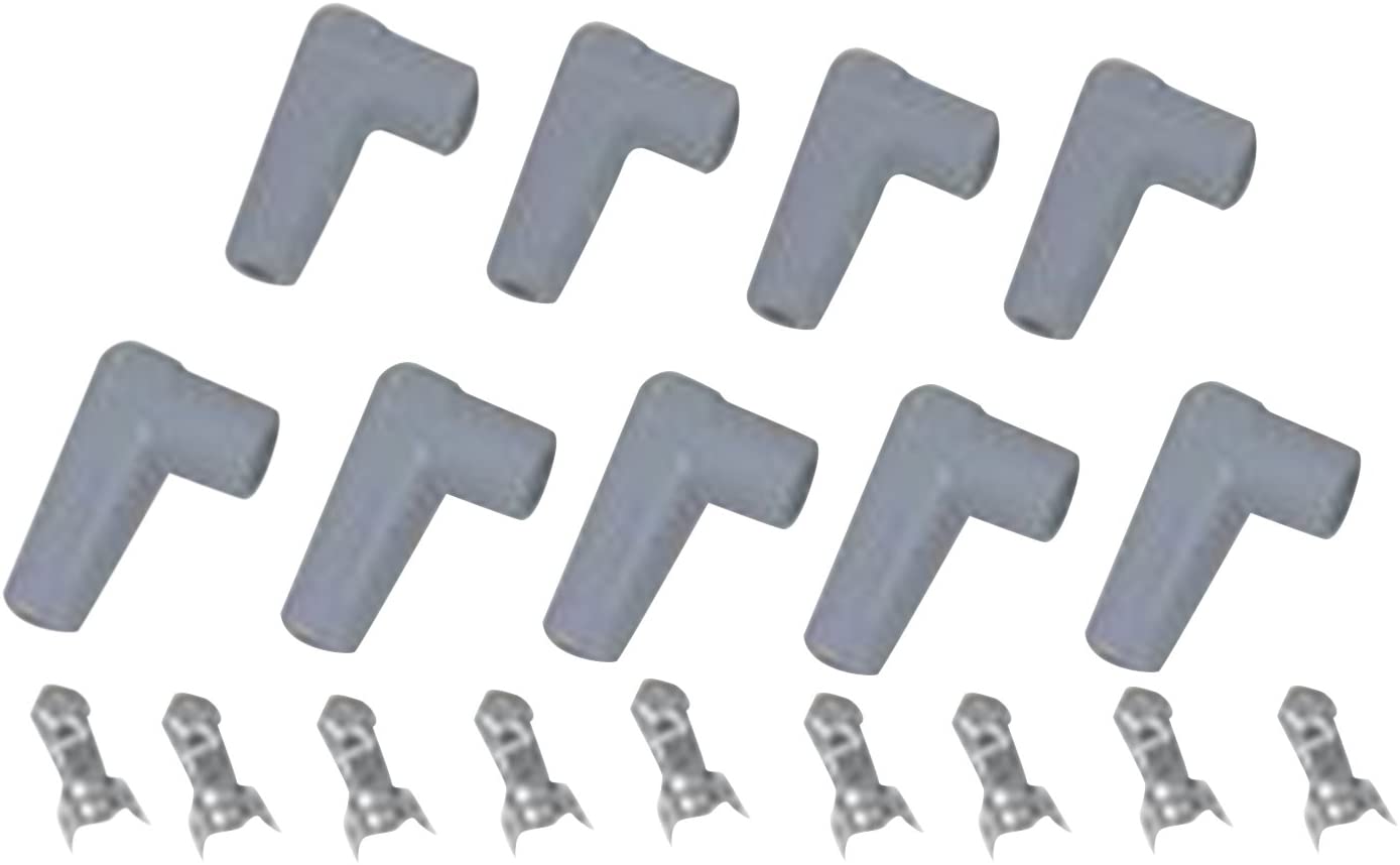 MSD 8848 Replacement Boots & Terminals 90?? Short HEI