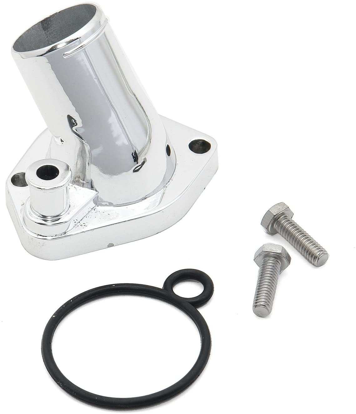 Mr. Gasket 2662 O-Ring Style Chrome Water Neck - 45 Degree