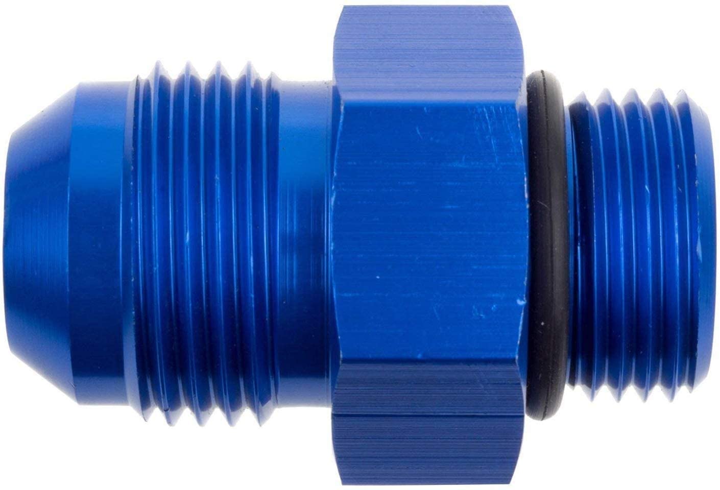 Redhorse Performance 920-06-10-1 -06 male to -10 o-ring port adapter (high flow radius ORB) - blue