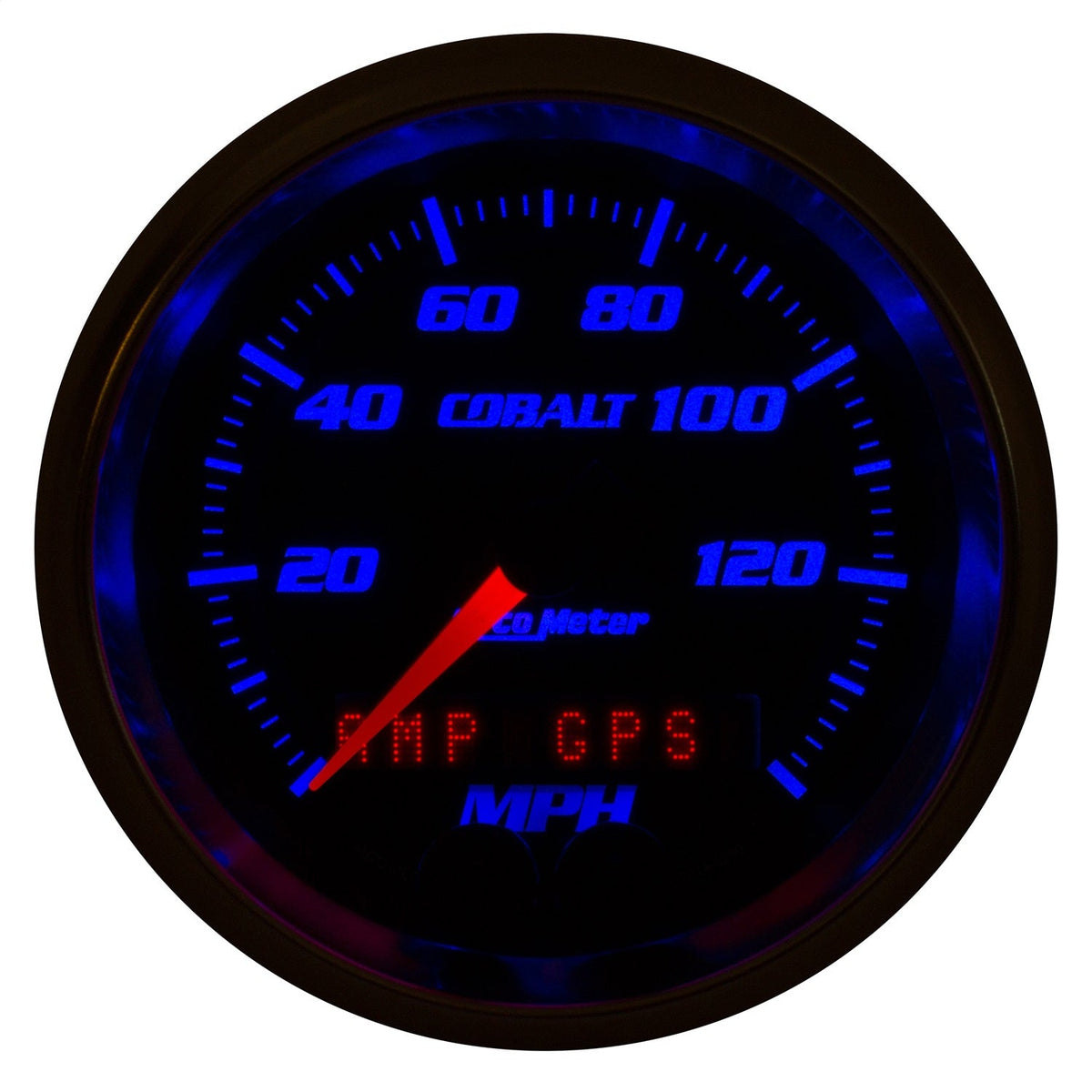 3-3/8" GPS SPEEDOMETER, 0-140 MPH, COBALT
