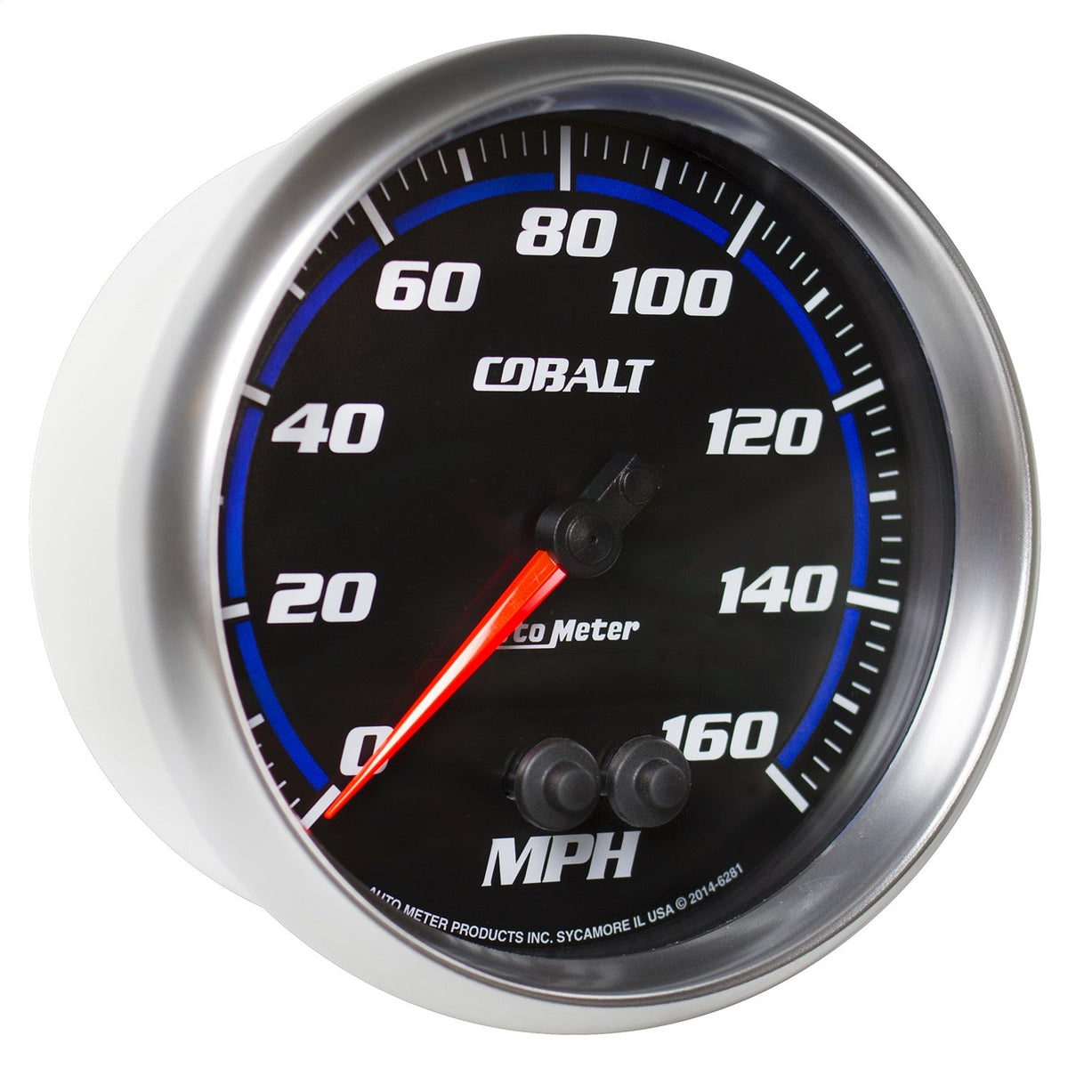 5" GPS SPEEDOMETER, 0-160 MPH, COBALT
