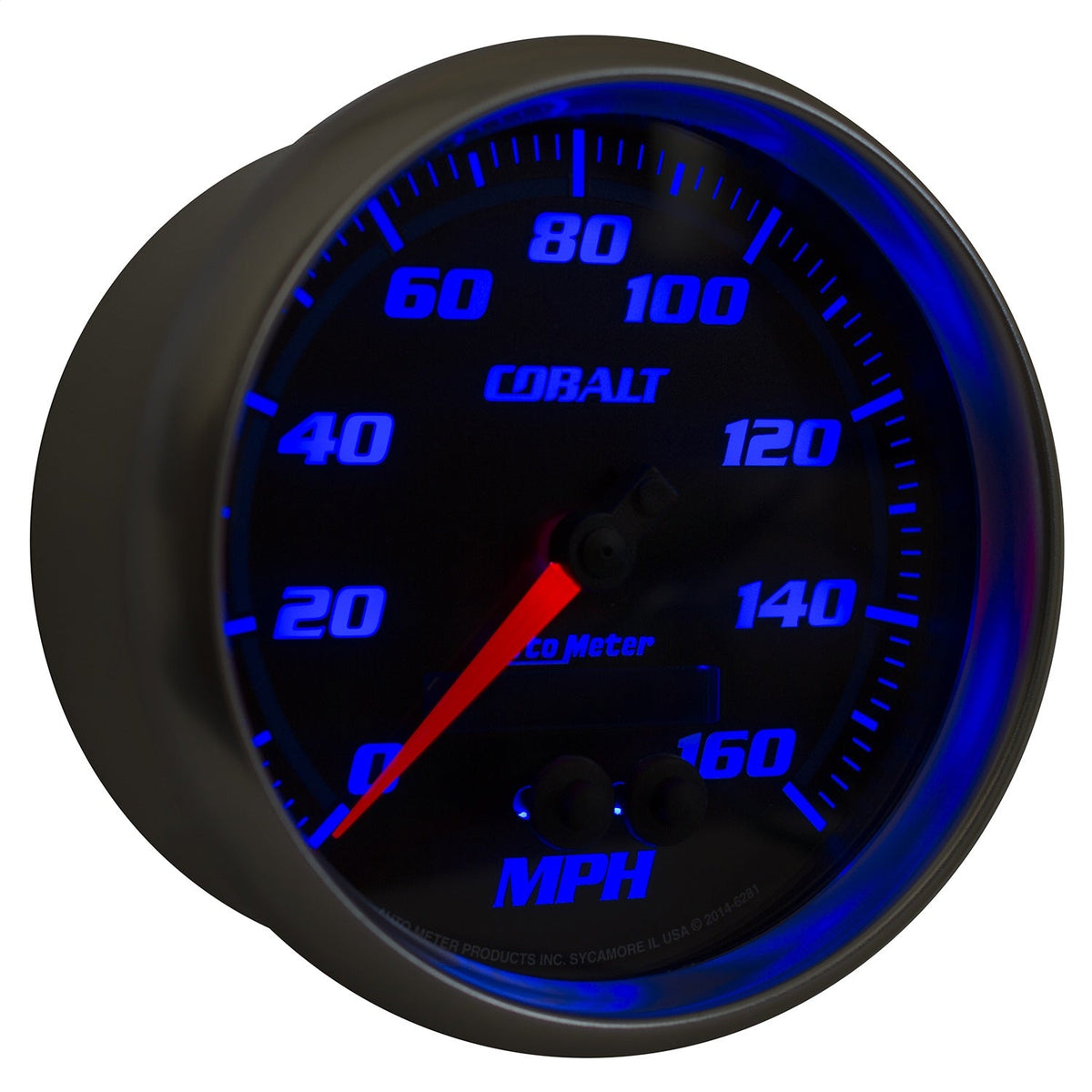 5" GPS SPEEDOMETER, 0-160 MPH, COBALT