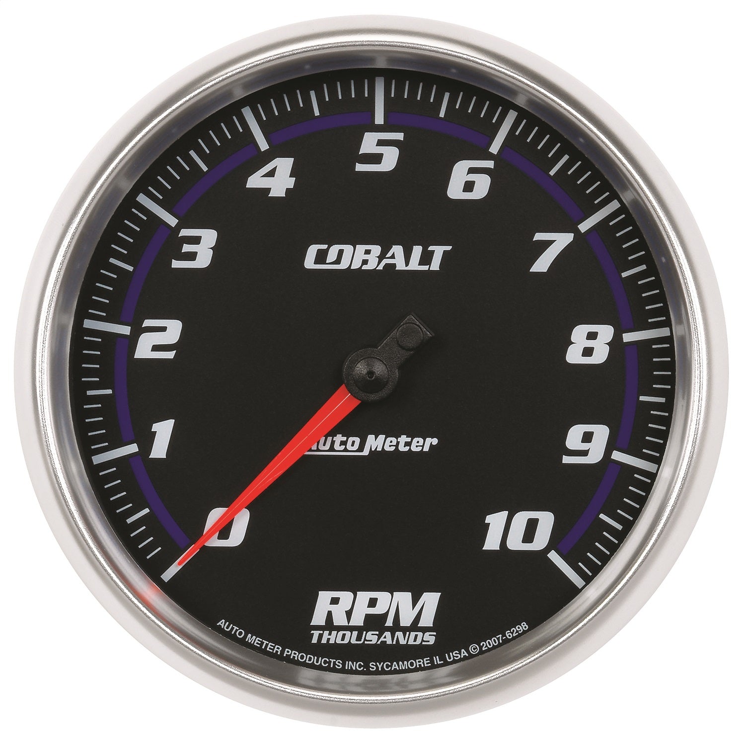 5" IN-DASH TACHOMETER, 0-10,000 RPM, COBALT