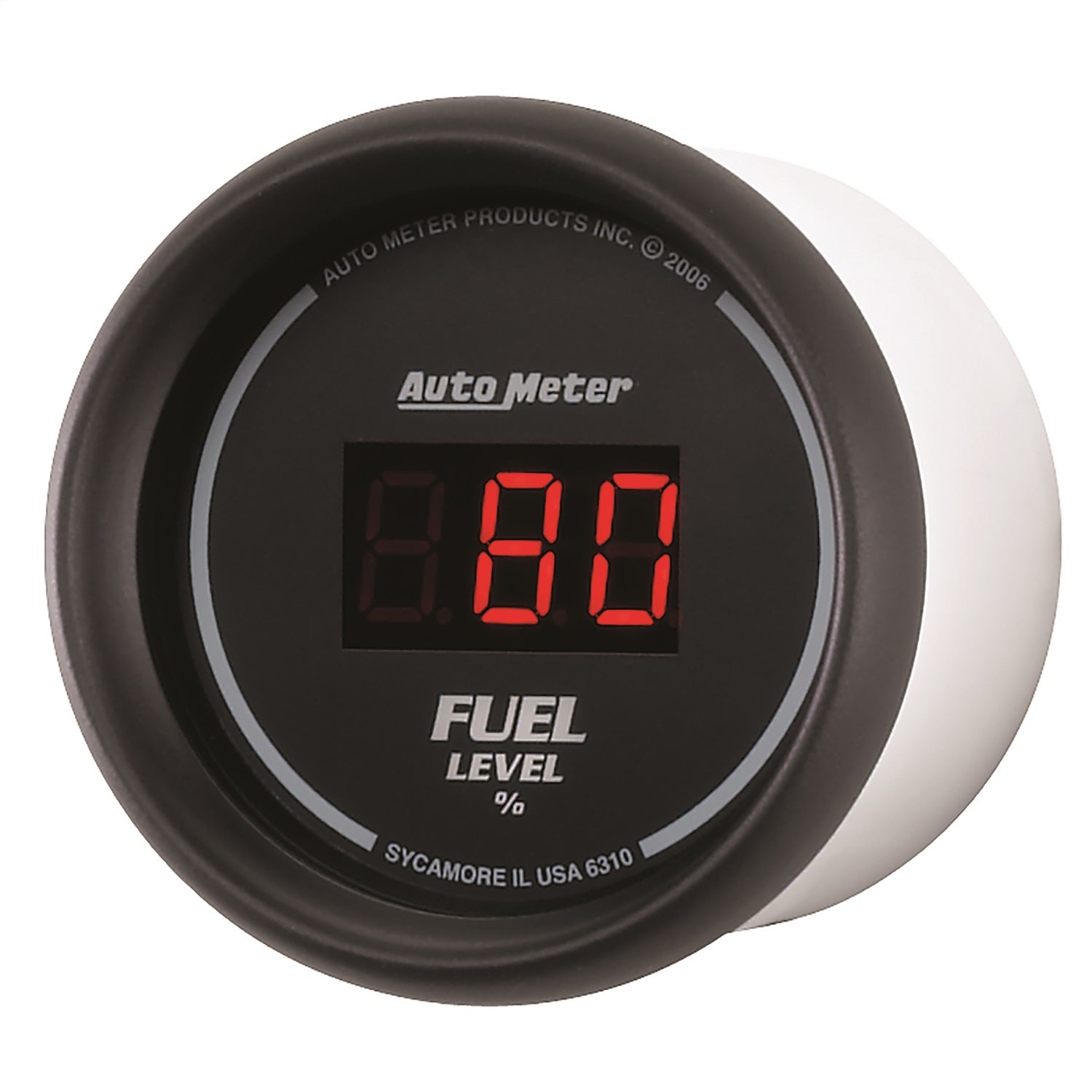 2-1/16" FUEL LEVEL, PROGRAMMABLE 0-280 ?, DIGITAL BLACK