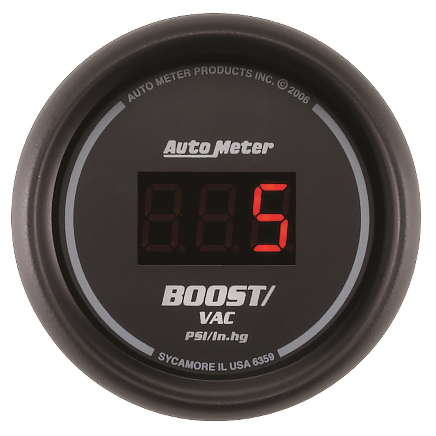 2-1/16" BOOST/VACUUM, 30 IN HG/30 PSI, SPORT-COMP DIGITAL