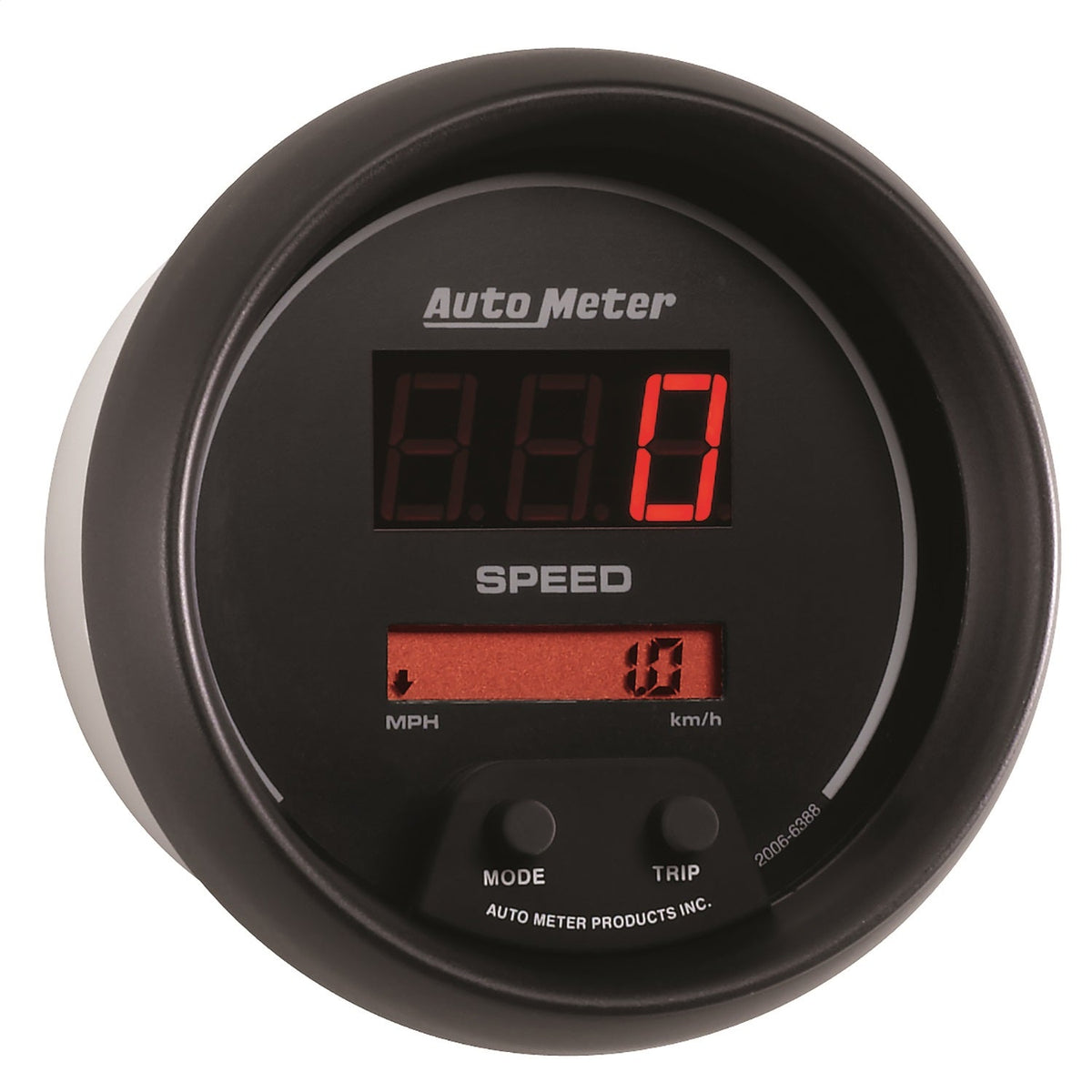 3-3/8" SPEEDOMETER, 260 MPH / 260 KM/H, SPORT-COMP DIGITAL