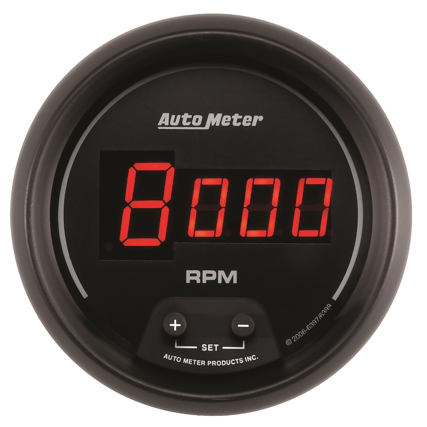 3-3/8" IN-DASH TACHOMETER, 0-10,000 RPM, SPORT-COMP DIGITAL
