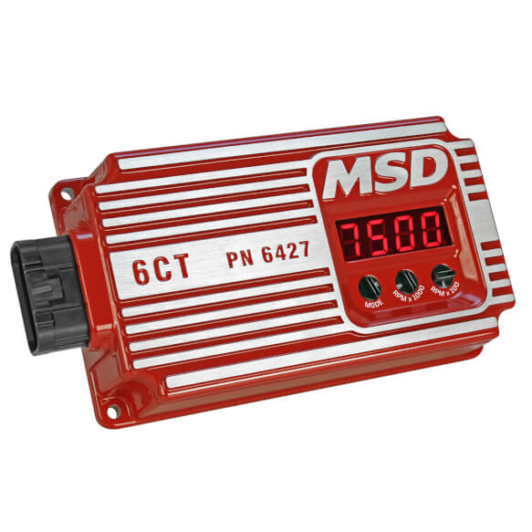 MSD 6427 6CT Ignition Control, Circle Track - Red