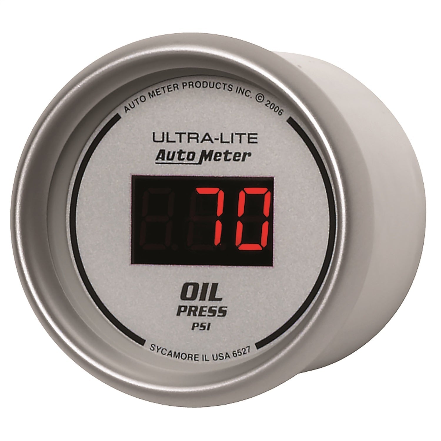 2-1/16" OIL PRESSURE, 5-100 PSI, ULTRA-LITE DIGITAL