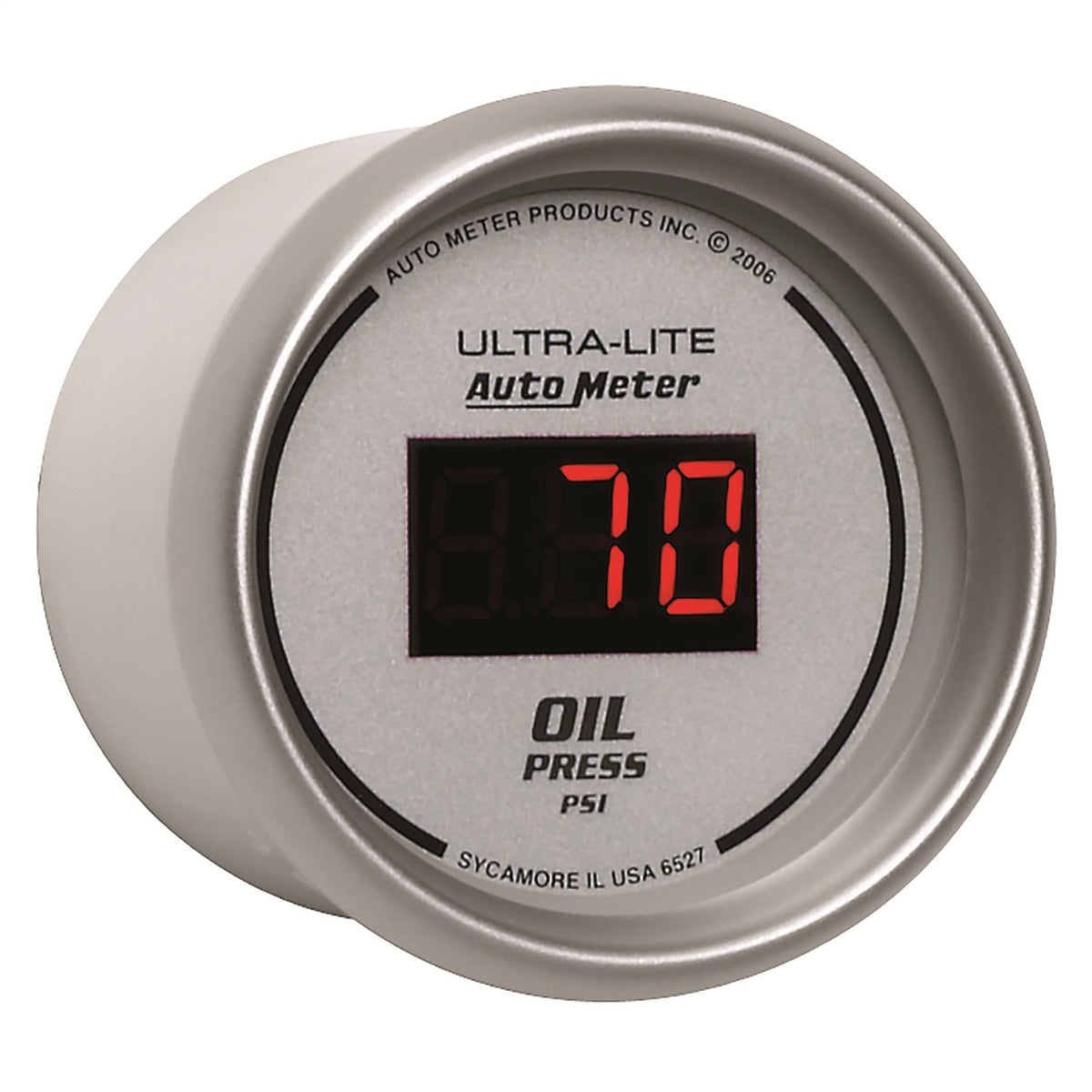 2-1/16" OIL PRESSURE, 5-100 PSI, ULTRA-LITE DIGITAL
