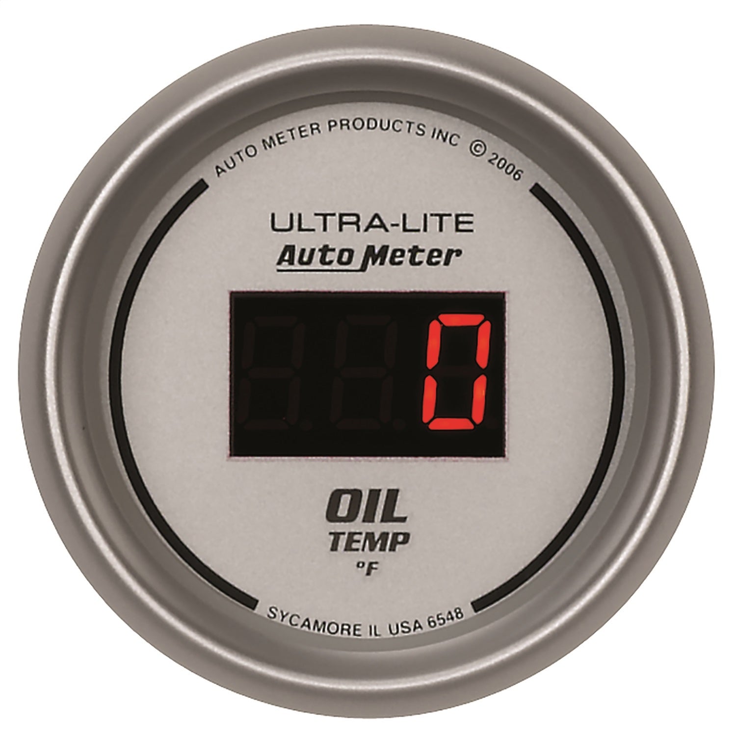 2-1/16" OIL TEMPERATURE, 0-340 °F, ULTRA-LITE DIGITAL